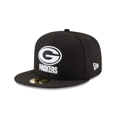 Green Bay Packers Gorra | New Era NFL 59fifty Fitted Cap Mexico - Negros